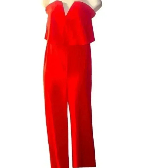 Unique Red Jumpsuit - Picture 1 of 14